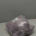 SE SOFTEXLY Muslin Duvet Cover King Size, 100% Washed Cotton Duvet Cover Set, Ultra Soft Comforter Cover Linen Like, 3 Pieces Minimalist Gauze Duvet Cover with 2 Pillowcases, 90"x104", Purple Grey