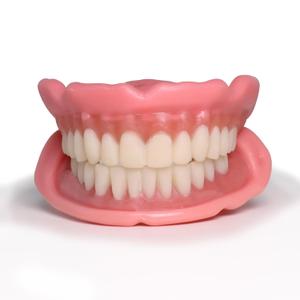 Boil-and-Bite Functional Denture, Self-fit at Home, Fully Adjustable for Narrow or Wide Arches, Long or Short-term Solution, Eat, Drink and Smile Confidently, Medium/Large Denture Set