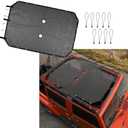 WDGBUIT Car Sunshade Mesh Sun Shade Bikini Top Roof Sunblock Mesh Heat Mesh for Jeep for Wrangler JK JKU 4 Door Unlimited 2007-2018