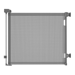 168 Inch Extra Wide Retractable Baby Gate,Mesh Large Baby Gate or Mesh Pet Dog Gate, Opening Wide Extra Long Child Safety Gate for Indoor, Outdoor, Stairs, Deck,(33"x168")