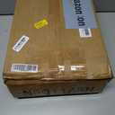 sthmec Nightstand with Charging Station, LED White Nightstand with 3 Fabric Drawers PU Finish, Bedside End Tables, 2-Tier Open Storage Shelf Side Table Nightstand with Drawers for Bedroom, White