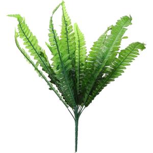 Artificial Ferns Fake Ferns Plant Artificial Ferns for Office FarmhousesGarden Indoor and Outdoor Decorations, 2 Pack