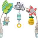 Taf Toys Tropical Arch Adjustable Infant Car Seat & Stroller Toy for Infant & Toddlers, Stroller Arch, Baby Crib Toys Clips on Prams/Car Seats/Bouncers Encourages Motor Skills & Sound Exploration