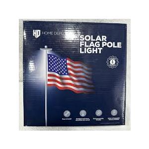 HOME DEPUTY SOLAR FLAG POLE LIGHT