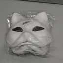 DFLU Cat Therian Mask Kit with Fur and Eye Mesh, Blank DIY Therian Gear Stuff Masks Base to Paint Pack of 2