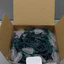 C9 Christmas Lights Outdoor, 82 FT 100 LED Connectable C9 String Lights with 8 Modes and Timer Extendable Xmas Tree Patio Roofline Garden Yard Holiday Party Indoor Outdoor Decoration, Warm White