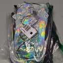 Reflective Hydration Backpack, Hydration Pack - Water Backpack with 2L Hydration Bladder, Essential for Festivals - Rave Hydration Pack for Hiking, Running, Cycling, and Festivals (Pearl White)