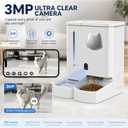 Waithem Automatic Cat&Dog Feeder and Waterer with Camera