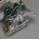 Goldenwarm Matte Black Exterior Door Knob with Lock and Key, Keyed-Different Deadbolt Lock and Door Knob Set 3 Pack Set, Deadbolt Exterior Key-Unique, Matte Black