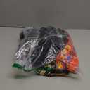 4 PCS Hippie Costume for Mens 60s 70s T-Shirt Afro Wig Accessories Set for Party Cosplay (3X-Large, Orange)