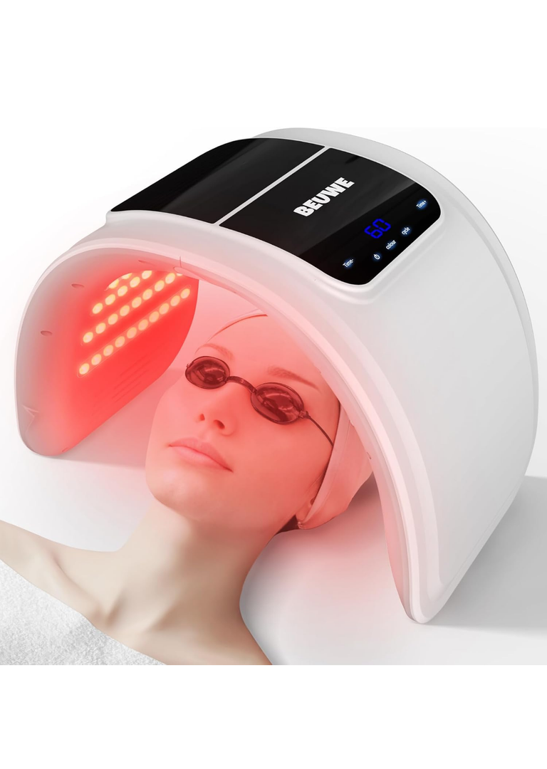 Red-Light-Therapy-Mask, Led Light Therapy for Face, 7 Colors Led Face Mask Facial Led Light Therapy Tool Skin Care Equipment at Home, Facial Neck Body Hand Beauty Mask