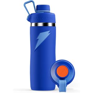 Gatorade 'Overtime' 22oz Stainless Steel Water Bottle, Twist Cap, Blue