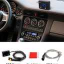 Exhaust Gas Temperature EGT Gauge 1000  Pyrometer Kit - LED Digital Display with EGT Sensor for Diesel Car Motorcycle ATV (Celsius, Blue)