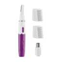 Conair All-in-1 Facial Hair Trimmer for Women, Perfect for Face, Ear/Nose and Eyebrows, Battery-Powered (White)