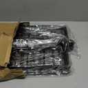 Under Bed Storage with Wheels, 360 Rotating, No-Assembly Underbed Storage Containers, 2PACK (Black)