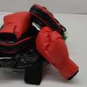 7 Pcs Kids Punching Bag Set Include Boxing Gloves, Inflatable Punching Bag, Hand Wraps, Hand Pads, Air Pump, Kids Boxing Training Set for Karate Kickboxing Taekwondo (Red)