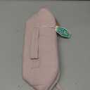 BAGSMART Makeup Brush Holder Bag, Travel Small Makeup Bag for Purse, Make Up Brush Bag Case Cosmetic Bag, Silicone Soft Portable Face Brushes Travel Essentials Organizer Holder, Pink