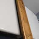 Wooden Dough Bowls DecorativeRustic Bread Long Bowls Decor Wood Tray, Hand Carved for Table Centerpiece Decor, Home Decor(30 * 6 * 2 inch Brown)