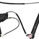 Rear Right Window Regulator w/Motor Compatible with Maserati Quattroporte M139 2003-2012 Replace# 84934400, 66945400
