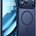 TOCOL for Phone 17 MaxPro Case, Built-in Magnetic Ring, Compatible with Magsafe, Translucent Matte Phone Case for 17 ProMax 6.9 inch (Deep Blue)
