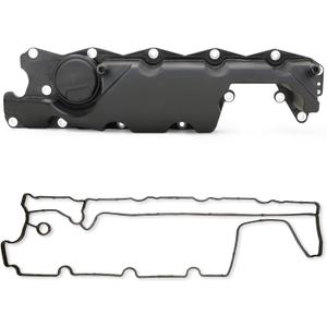 MITZONE Valve Cover Oil Trap with Gasket Compatible with 2007-2015 Volvo S80 XC90 XC70 XC60 V70 3.2L