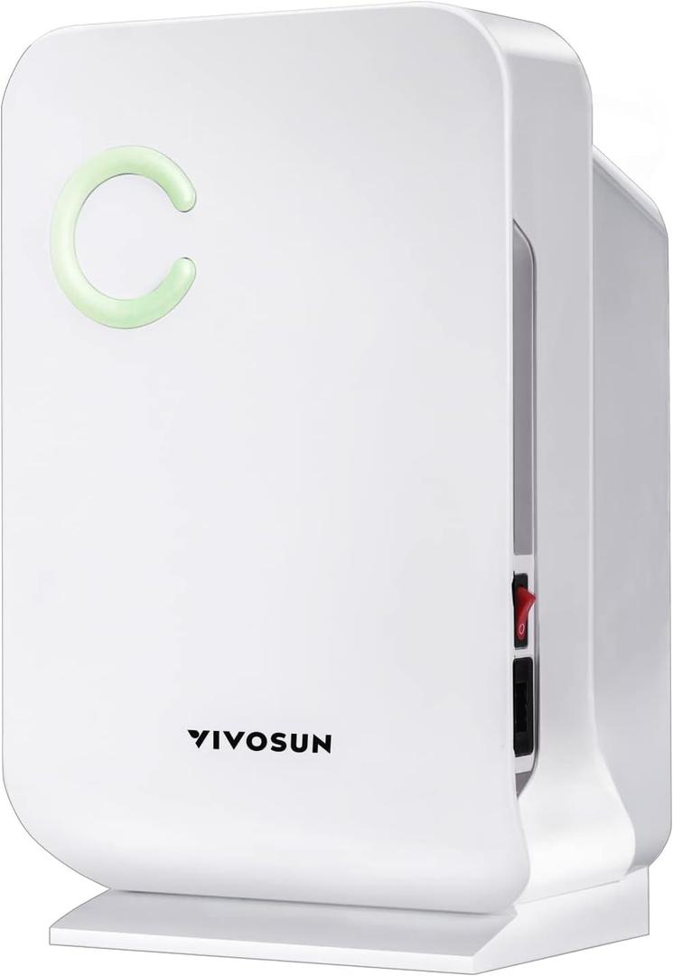 VIVOSUN Small Space Mini Dehumidifier, Ultra-Quiet Auto Shut-off Dehumidifier for Grow Tent, Bedroom, Bathroom, RV, Closet