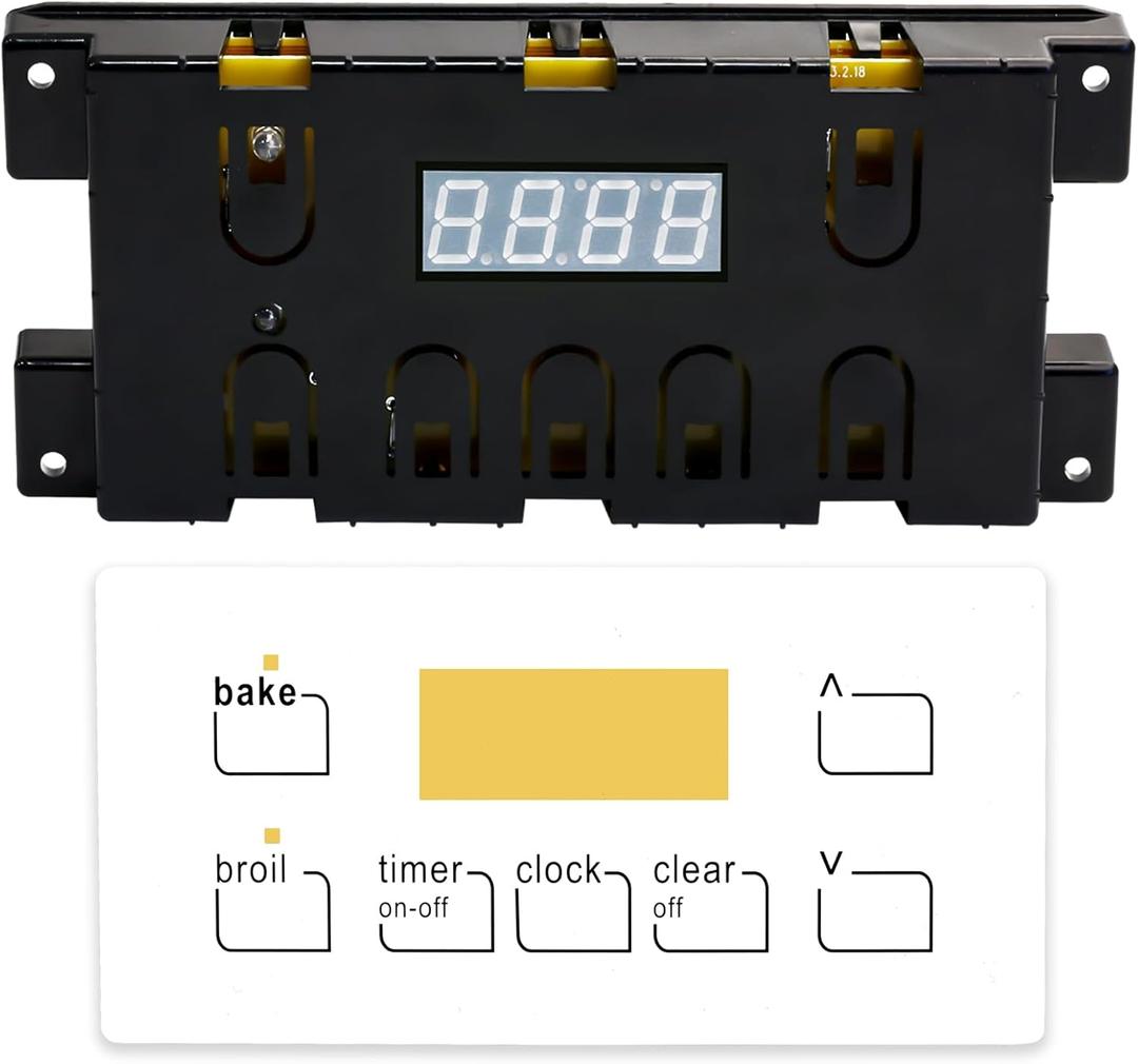 Oven Range Stove Clock Control Board - Directly Replaces Sears 5304518660 for FRIGIDAIRE 316455400 Range Oven (White)