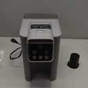 Hot & Iced Coffee Maker with Bold Setting, Single Serve Coffee Maker for K Cup and Grounds, 6-14 Oz Brew Sizes, 50 Oz Removable Water Tank, One Cup Coffee Machine with Reusable Filter, Grey