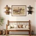 Cowboy Hat Holder Rustic Wood Arrow Design Hat Organizer 4 Pieces Cowboy Hat Rack Western Decor Hat Storage Hanger for Display and Organization Walnut