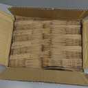 Reli. Paper Bags | 110 Pcs Bulk | 8"x4.5"x10.25" | Paper Thank You Bags | Brown Kraft Handles | Printed Small Thank You Giftbag for Guests | Gifts, Wedding, Merchandise, Business