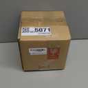 5.8 Capiz Tissue Box Cover, Square Decorative Tissue Holder with Bottom Slider, Handmade Bathroom Accessories, Elegant White Cube for Vanity, Bedroom, Office & Coastal Dcor (Natural)