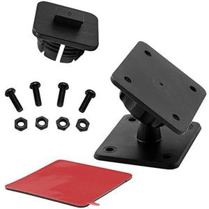ARKON Mounts Satellite Radio Drill-Base Mount for Sirius XM | Single-T Compatible | For Satellite Radios| Low-Profile Design | Powerful Adhesive Mount | Additional 4-Hole AMPS Adapter | APSRVHBKIT