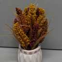 Small Ceramic Vase With Artificial Flowers