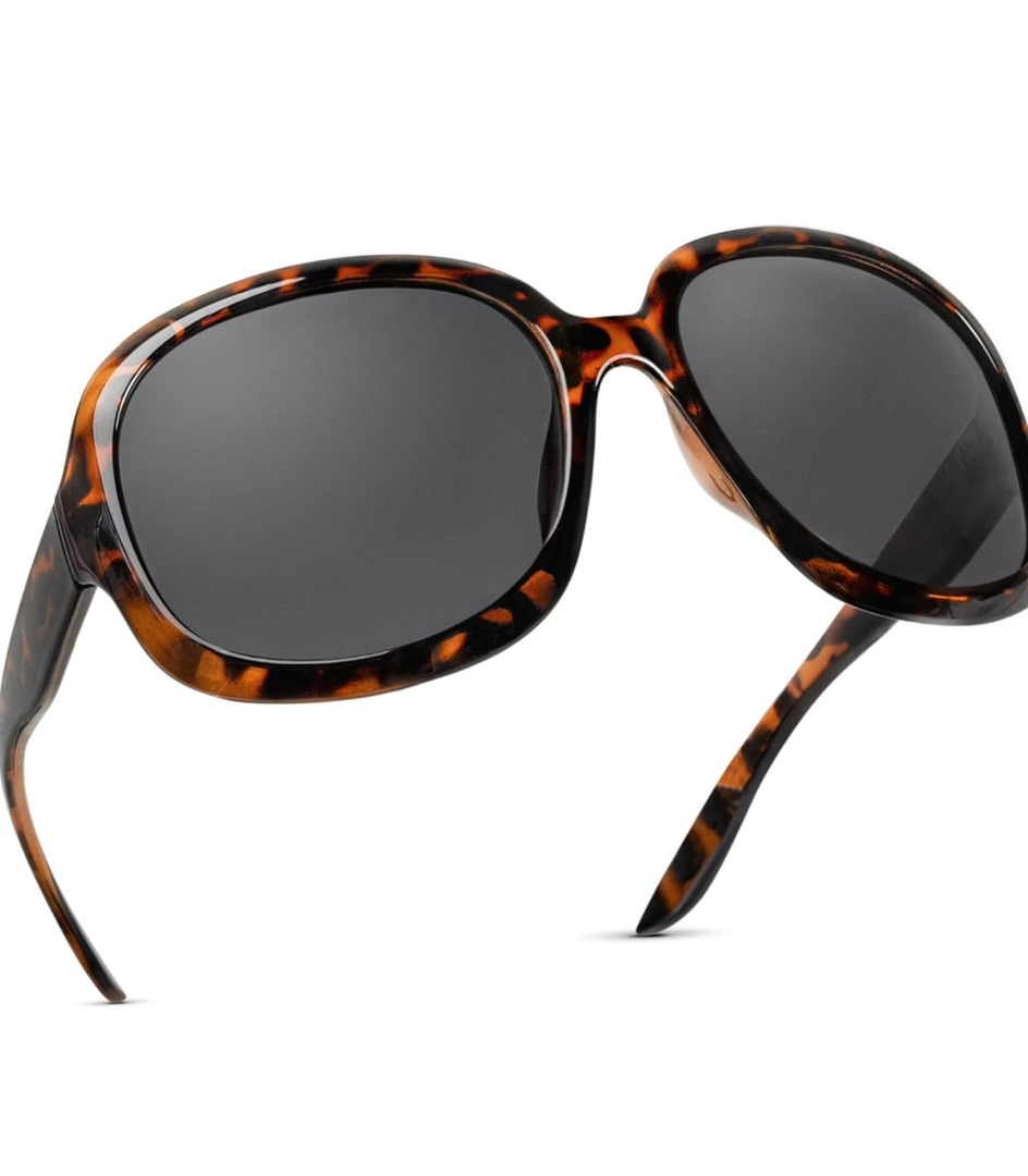 miyya Bug Eye Oversized Polarized Sunglasses Womens, Trendy Retro Sun Glasses for Women 2025, Oversized UV Protection Shades