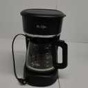 Mr. Coffee 12-Cup Switch Coffee Maker Black: Electric Drip Coffee Machine, 60 oz Capacity, Dishwasher-Safe Parts