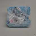 Hamiledy Small Animal Litter Box Guinea Pig Potty Training Rabbit Litterbox for Bunny Toilet Pets Plastic Rectangle Cage Bedding with Chew Toys for Guinea Pigs Chinchilla Ferret