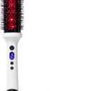Infrared Thermal Brush, Heated Thermal Round Brush for Smooth + Shiny Hair, Dry Hair Styling for Instant Volume, Less Hair Breakage + Minimizes Snags, Frizz-Free