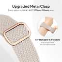 Braided Stretchy Solo Loop Compatible for Apple Watch Band 38mm 40mm 41mm 42mm 44mm 45mm 46mm 49mm for Women Men, Nylon Elastic Straps Wristbands for iWatch Series 11/10 9 8 7 6 5 4 3 SE/Ultra 3 2 1, 3 Pack