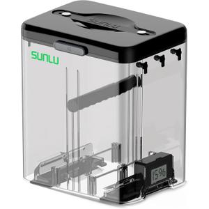 SUNLU Filament Storage Box - 2 Spool Filament Dry Box for 3D Printer Filament Sealing and Protection, SP2 Dryer Box with PTFE Tube, Compatible with PLA, PETG, ABS, TPU, PA Nylon, PVB 1.75mm 2.85mm