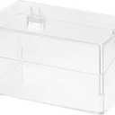 MECCANIXITY Clear Acrylic Display Case for 1:32, 6"x 3"x3.3" Display Box Dustproof Organizer Showcase for Model Race Cars Wheels Collectibles