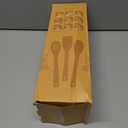 Riveira Premium Brown Bamboo Wooden Spoons for Cooking Set of 9  Premium Brown Bamboo Wooden Cooking Utensils, Wooden Spatula, Wooden Spoon - Premium Quality Wooden Utensil Set for Non-Toxic Cooking