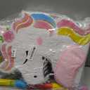 WERNNSAI Unicorn Piata - Unicorn Party Supplies Piata Bundle with Blindfold and Bat for Girls Kids Rainbow Unicorn Theme Birthday Party Game Decorations (15.7" x 12.2" x 3.1")