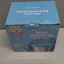 300 Count 15 Micron Extra Thick 4 Gallon Drawstring Small Trash Bags, Sturdy & Tear-Resistant Small Garbage Bags for Bathroom, Office, Bedroom & Kitchen