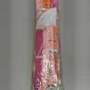 15PCS Hot Pink Orange Party Decorations Tissue Paper Flowers Pom Poms Honeycomb for Girl Groovy Birthday Baby Shower Wedding Bachelorette Summer Flamingo Party Nursery Wall Hanging Dcor (12")