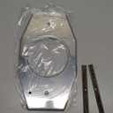 Westbrass One-Hole Remodel Plate for Moen and Delta, Polished Nickel, D502-05