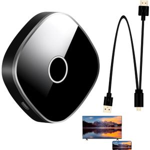 Wireless Display Adapter, 4K HDMI Display Dongle Adapter, 2.4/ 5G Screen mirroring Adapter for TV, for/ Android/ iOS/ Windows/ MacOS/ HarmonyOS，Compatible Miracast, AirPlay, DLNA