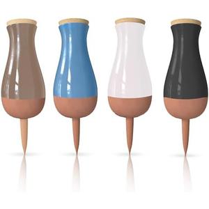 SmartiLiving Ollas (Set of 4) | 12oz Terracotta Plant Watering Globes - Self Watering Planter Insert - Automatic Plant Watering Devices | Vacation Watering Pots for Indoor & Outdoor Plants