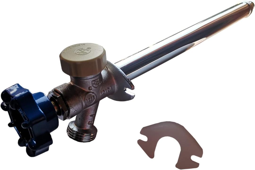 Anti-Siphon Frost Free Sillcock 10 inch, 1/2 inch Pex A x 3/4 inch GHT Valves, Pex A Expansion Sillcock, 1 Piece