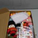 12 Sets Handmade Christmas Crochet Ornament for Christmas Tree, Positive Knitted Nutcracker Decor with Greeting Card and Gift Bag for Xmas Stockings Stuffers and Office Coworker Gifts