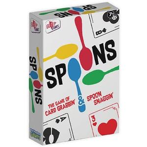 Spoons Games, Card Games for Kids - Deck of Cards, 3-5 Multi-Player Card Game, Ages 7+